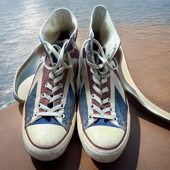 Converse All-Star canvas high-tops - special Union Jack edition - awesome - Picture 2 of 10